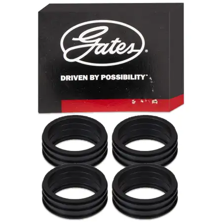 4x GATES Dichtung Ansaugkr&uuml;mmer f&uuml;r VW Golf 5 6 AUDI A3 Leon 2 Octavia 2 1.6 06A133227D