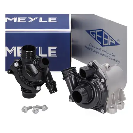 GEBA Wasserpumpe + MEYLE Thermostat f&uuml;r BMW E82 1M E88 135i E90-93 335i Z4 E89 35i N54
