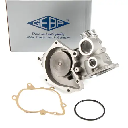 GEBA 7080 Wasserpumpe + Dichtung f&uuml;r BMW 5er E34 530-540i 7er E32 730-740i M60 11510004163