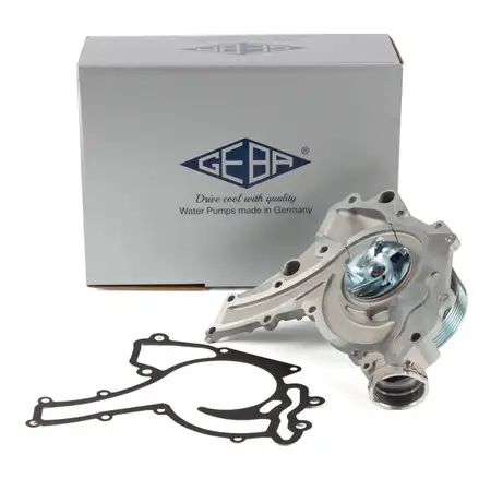 GEBA Wasserpumpe + Dichtung f&uuml;r MERCEDES C209 A209 C219 W211 W212 A207 W463 W164 W221 M273