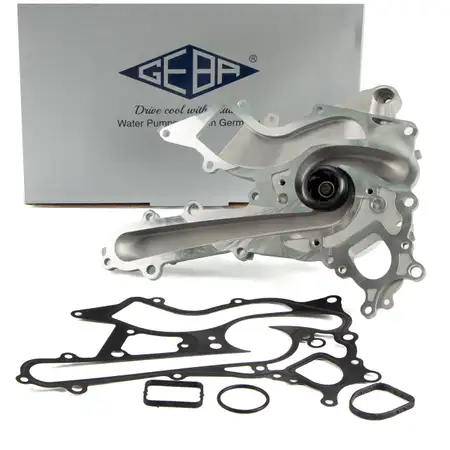 GEBA Wasserpumpe + Dichtungen f&uuml;r MERCEDES W204 C204 S204 C218 X218 W212 A207 W221 M276