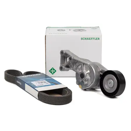 DAYCO 6DPK1195 Keilrippenriemen + INA Spanner f&uuml;r VW Golf 4 Sharan A3 8L1 Leon 1M 1.9 TDI