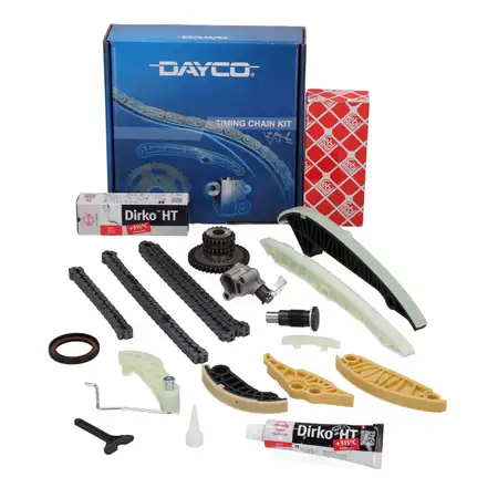 DAYCO Motor + &Ouml;lpumpe Steuerkettensatz f&uuml;r VW Golf 6 Passat B6 B7 Tiguan T5 1.8/2.0 TSI