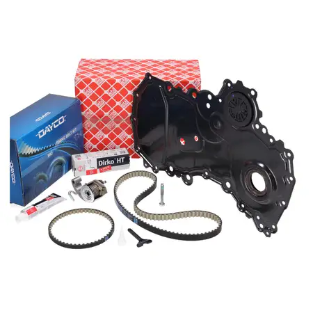 DAYCO Zahnriemensatz + febi Abdeckung f&uuml;r FORD Focus 4 Kuga 3 Mondeo 5 2.0 EcoBlue