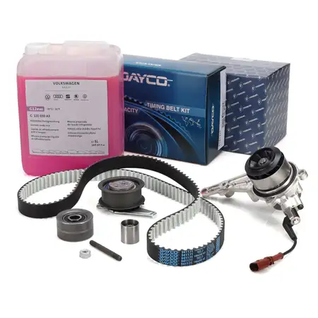 DAYCO Zahnriemensatz PIERBURG Wasserpumpe ORIGINAL 5L Frostschutz VW Golf 8 Passat 2.0 TDI