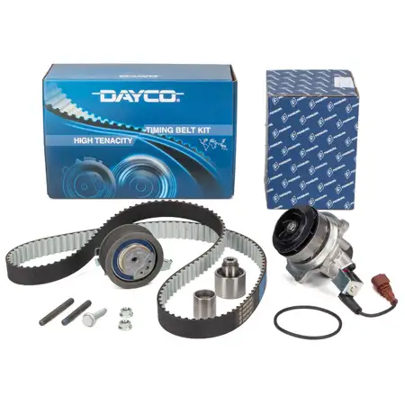 DAYCO Zahnriemensatz + PIERBURG Wasserpumpe f&uuml;r VW Golf 7 Passat Tiguan Touran 1.6/2.0 TDI