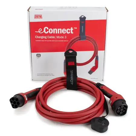 DEFA Ladekabel E-Auto f&uuml;r VW AUDI BMW MERCEDES KIA VOLVO FORD Mode 3 Typ 2 5m