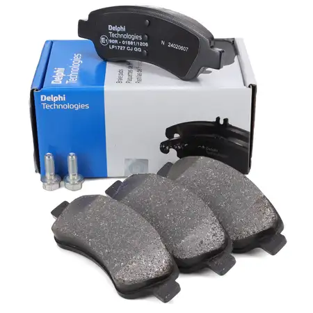 DELPHI LP1727 Bremsbel&auml;ge f&uuml;r CITROEN C2 C3 C4 Xsara PEUGEOT 206 207 208 1007 2008 vorne