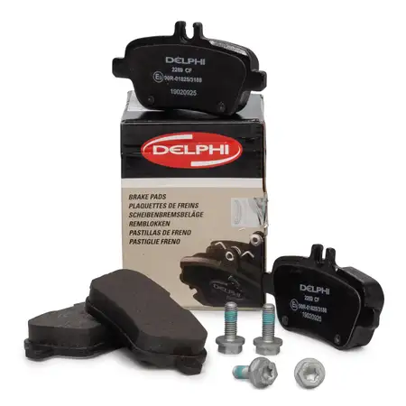 DELPHI Bremsbeläge für MERCEDES-BENZ W176 W246 W242 C117 X117 X156 R172 hinten DELPHI Bremsbeläge für MERCEDES-BENZ W176 W246 W242 C117 X117 X156 R172 hinten