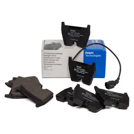 DELPHI LP3266 Bremsbel&auml;ge + Wako f&uuml;r AUDI RS3 8V RSQ3 8U TTRS FY 340-400 PS vorne