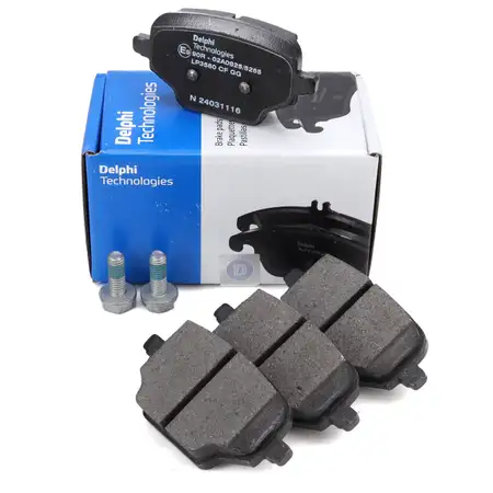 DELPHI LP3580 Bremsbel&auml;ge f&uuml;r OPEL Combo CITROEN Berlingo PEUGEOT Partner Rifter hinten