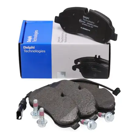 DELPHI LP3682 Bremsbel&auml;ge + Warnkontaktsensor f&uuml;r FORD Tourneo Custom Transit V362 vorne
