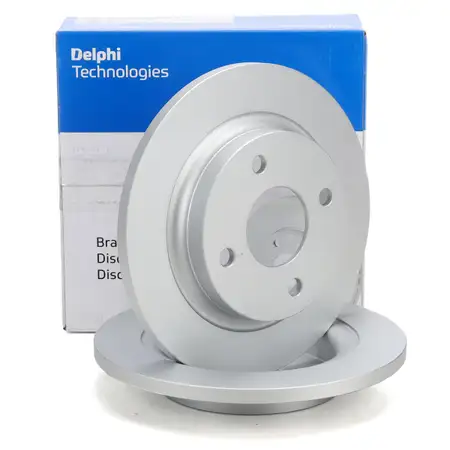 DELPHI BG4954C Bremsscheiben Satz f&uuml;r FORD Fiesta 7 MK7 hinten 2096336