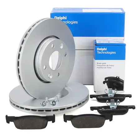 DELPHI Bremsscheiben + Bel&auml;ge f&uuml;r RENAULT Clio 4 Twingo 3 SMART ForFour ForTwo 453 vorne