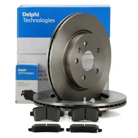 DELPHI Bremsscheiben + Bremsbel&auml;ge f&uuml;r OPEL Insignia A POC J61/J62 SAAB 9-5 YS3G hinten