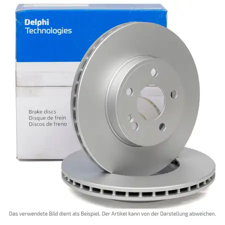 DELPHI BG5112C Bremsscheiben Satz f&uuml;r MERCEDES W/V177 W247 C/X118 H/X247 vorne 2474210712