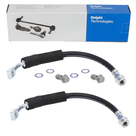 2x DELPHI Bremsschlauch f&uuml;r VW Golf 7 8 Passat A3 Leon 3 4 Octavia 3 4 hinten 5WA611775