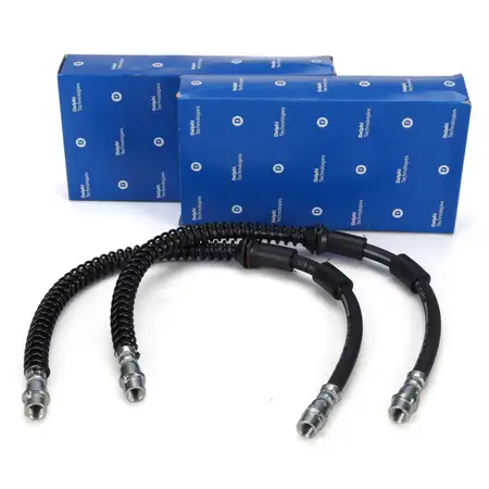 2x DELPHI Bremsschlauch f&uuml;r VW Touareg (7L) (7P) PORSCHE Cayenne (9PA) AUDI Q7 (4LB) vorne