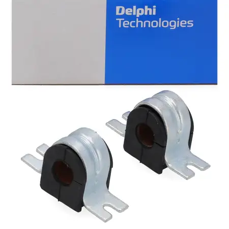 2x DELPHI TD885W Stabilisatorlager + Halter f&uuml;r OPEL Vivaro A RENAULT Trafic 2 vorne