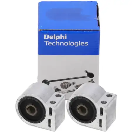 2x DELPHI Querlenkerlager f&uuml;r OPEL Antara A CHEVROLET Captiva Vorderachse hinten unten