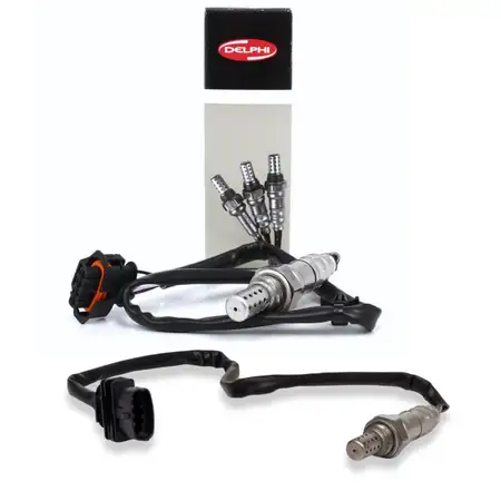 2x DELPHI VOR+NACH Kat Lambdasonde f&uuml;r OPEL Astra G H Meriva A Vectra C Zafira B 1.6