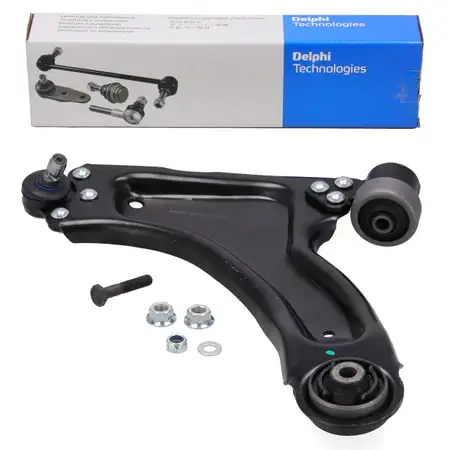 DELPHI Querlenker + Traggelenk f&uuml;r OPEL Corsa C Combo vorne unten au&szlig;en links 13140037