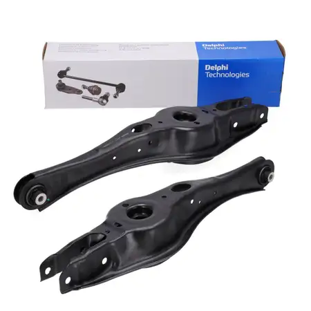 2x DELPHI Querlenker Federaufnahme f&uuml;r VW Golf 7 A3 8V 8Y Leon 5F Octavia 3 hinten unten