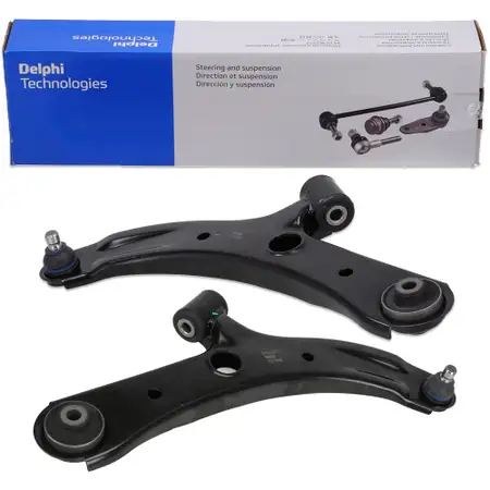 2x DELPHI Querlenker + Traggelenk f&uuml;r OPEL Agila B SUZUKI Splash EX Swift 3 vorne