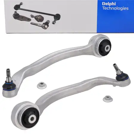 2x DELPHI Querlenker Lenker f&uuml;r AUDI A4 8E B7 SEAT Exeo 3R Vorderachse hinten unten