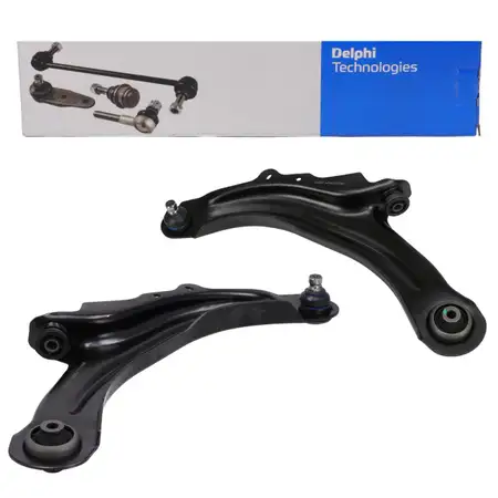 2x DELPHI Querlenker + Traggelenk f&uuml;r RENAULT Megane 2 Grand / Scenic 2 Captur 1 vorne