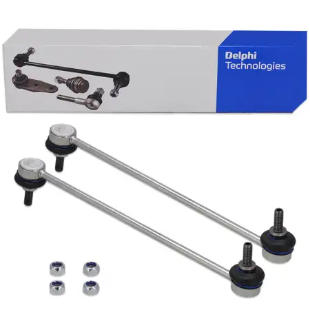 2x DELPHI Koppelstange Stabilisatorstange Stabistange f&uuml;r FIAT Panda 169 vorne 51856872