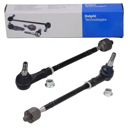 2x DELPHI Spurstange + Kopf f&uuml;r AUDI Q7 4LB PORSCHE Cayenne 9PA 92A VW Touareg 7L 7P vorne
