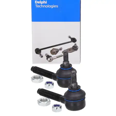 2x DELPHI Spurstangenkopf f&uuml;r PSA Berlingo C4 I Xsara 205 306 307 309 Partner 505 vorne