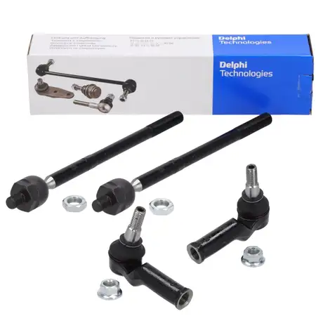 2x DELPHI Spurstange + Kopf f&uuml;r FORD Mondeo 4 Galaxy S-Max WA6 VOLVO S60 S80 V60 V70 vorne