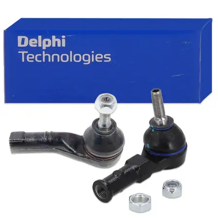 2x DELPHI Spurstangenkopf f&uuml;r RENAULT Clio 2 3 Kangoo Twingo 1 2 NISSAN Micra 3 vorne