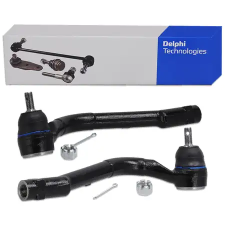 2x DELPHI Spurstangenkopf Spurstangengelenk f&uuml;r HYUNDAI i40 I ix35 KIA Sportage 3 SL vorne