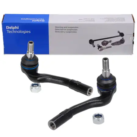 2x DELPHI tie rod ends for MERCEDES C-Class W203, CL203, CLK C/A09, SLK R171 (front)