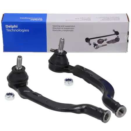 2x DELPHI Spurstangenkopf f&uuml;r RENAULT Espace 4 Laguna 2 Trafic 2 3 DACIA Duster HM vorne