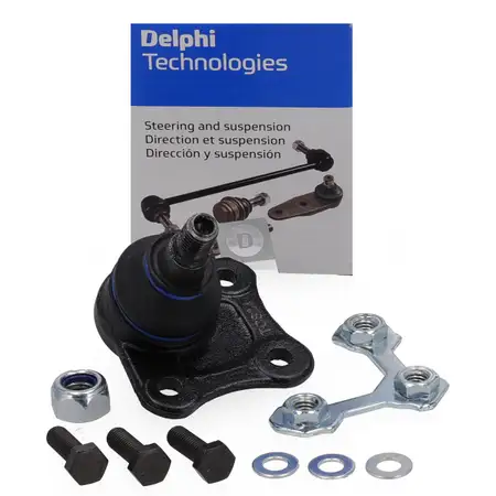 DELPHI TC824 Traggelenk f&uuml;r VW Golf 4 AUDI A3 Leon Octavia vorne links unten 1J0407365J