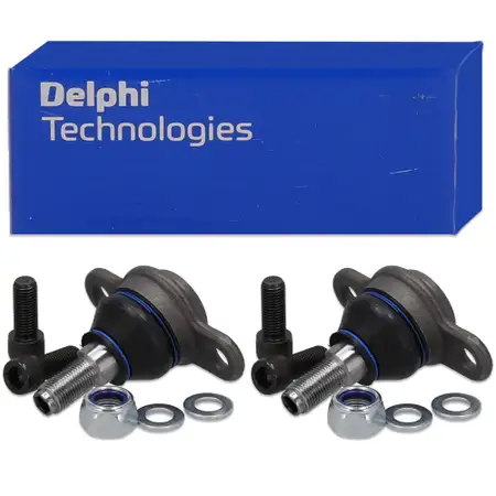 2x DELPHI TC967 Traggelenk F&uuml;hrungsgelenk f&uuml;r VW Transporter T4 vorne unten 7D0407361