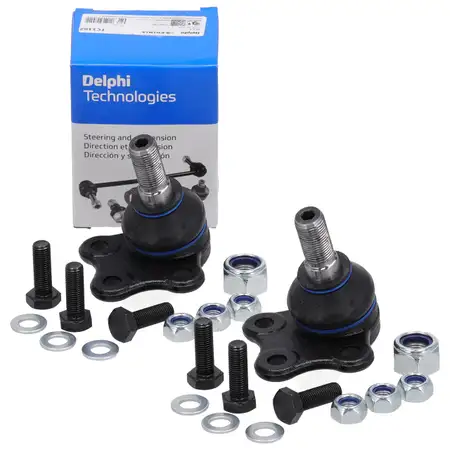 2x DELPHI Traggelenk f&uuml;r NISSAN Primastar X83 OPEL Vivaro A RENAULT Trafic 2 vorne