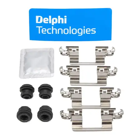 DELPHI LX0832 Zubeh&ouml;rsatz Bremsbel&auml;ge f&uuml;r BMW F40 F45 G20 G21 MINI F65 F66 F67 U25 vorne