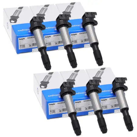 6x DELPHI GN1021012B1 Z&uuml;ndspule f&uuml;r BMW 1er 3er 5er 7er X1-6 M54 N52 N53 N54 N55 S54 S55