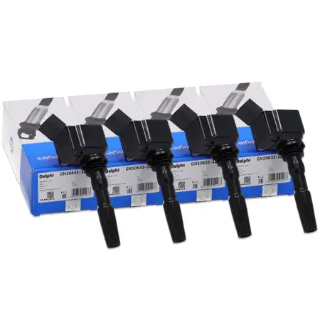 4x DELPHI GN1063112B1 Z&uuml;ndspule f&uuml;r VW Golf 7 8 Passat Polo Tiguan Touran 1.2/1.4 TSI