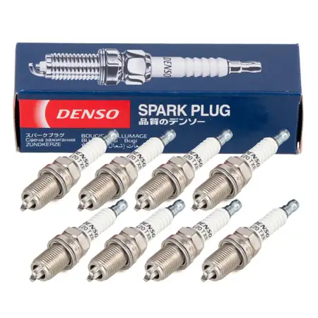 8x DENSO K20TXR Z&uuml;ndkerze f&uuml;r AUDI 4.2 V8 BMW M60 M62 N62 S62 LAND ROVER VW 4.0 W8