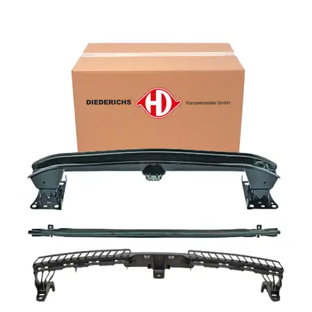 2x DIEDERICHS Tr&auml;ger + Quertr&auml;ger + Aufpralld&auml;mpfer f&uuml;r VW Golf 7 FACELIFT vorne unten