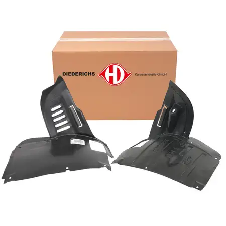 2x DIEDERICHS Verkleidung Radhaus Radhausschale f&uuml;r BMW 5er E39 vorne VORDERER TEIL