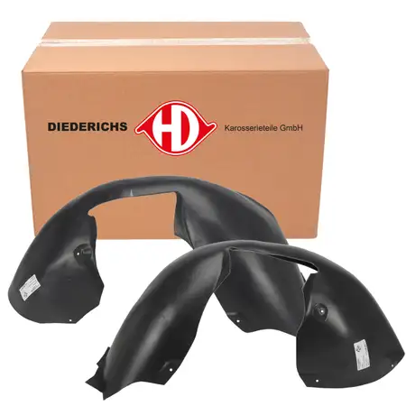 2x DIEDERICHS Verkleidung Radhaus Radhausschale f&uuml;r VW Passat B7 vorne HINTERER TEIL