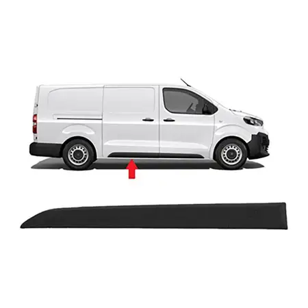 DIEDERICHS Zierleiste T&uuml;rleiste f&uuml;r OPEL Zafira PEUGEOT Traveller hinten rechts 980874921T