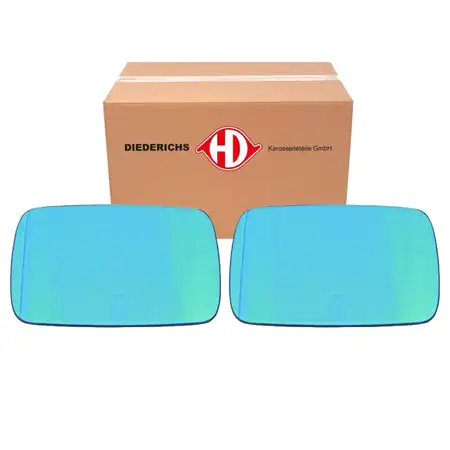 2x DIEDERICHS Au&szlig;enspiegel Spiegelglas f&uuml;r BMW 3er E46 Limousine / Touring links + rechts